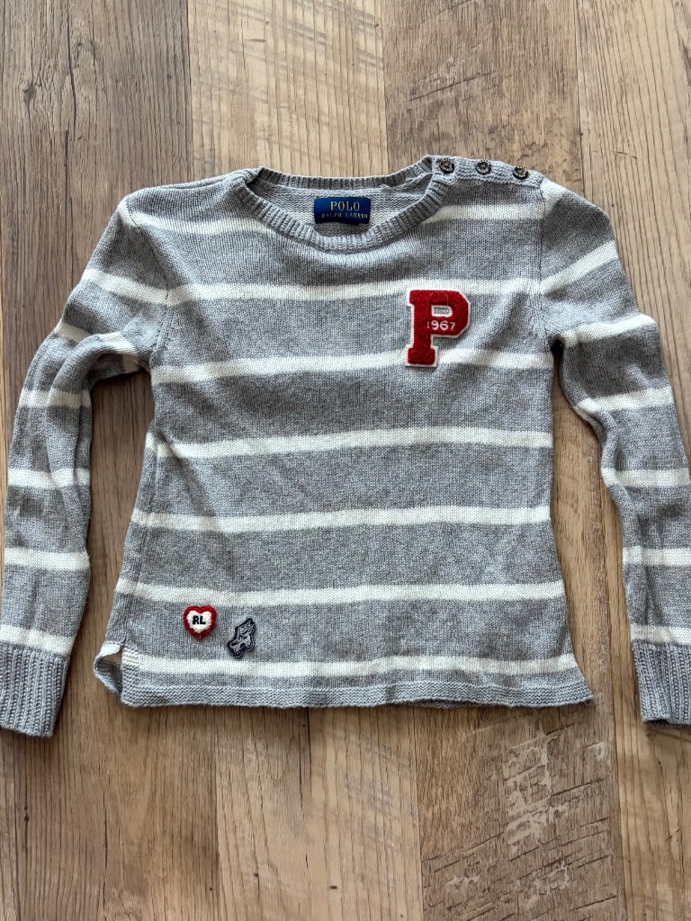 Kids Polo Ralph Lauren Patch Crewneck